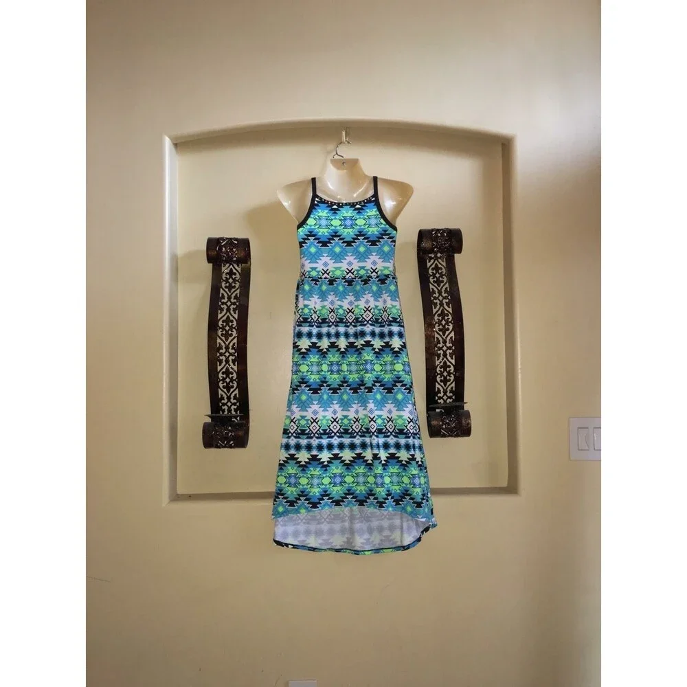 Cute!! 2 girls maxi dressses size 10,